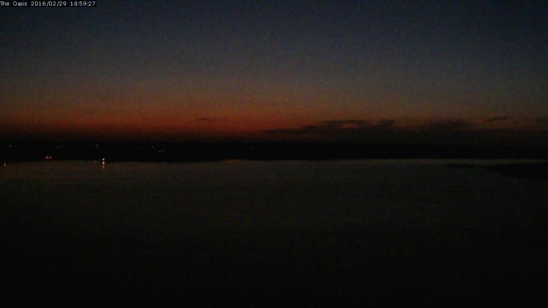 Lake Travis webcam, February 29, 2016 6:05 PM CT