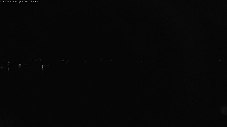 Lake Travis webcam, February 29, 2016 6:45 PM CT