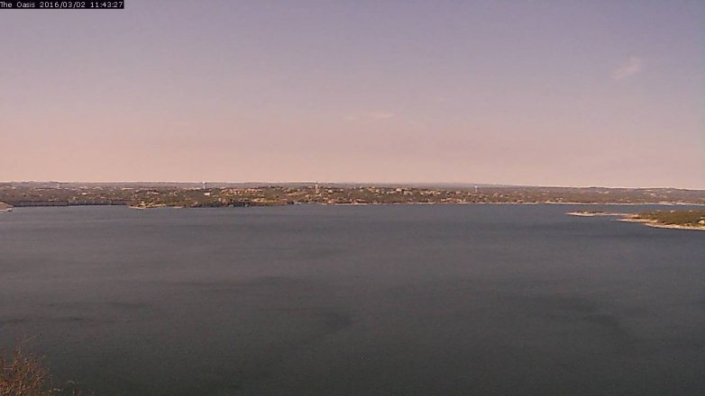 Lake Travis webcam, March 2, 2016 10:50 AM CT