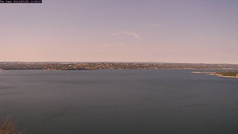 Lake Travis webcam, March 2, 2016 11:05 AM CT