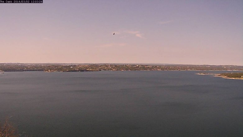 Lake Travis webcam, March 2, 2016 11:10 AM CT