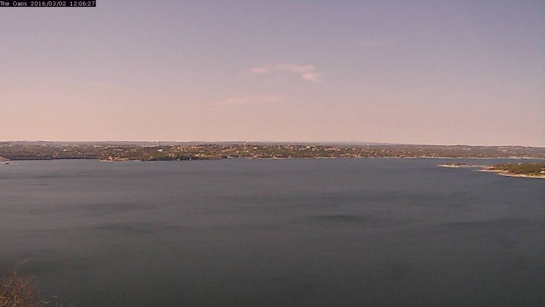 Lake Travis webcam, March 2, 2016 11:15 AM CT