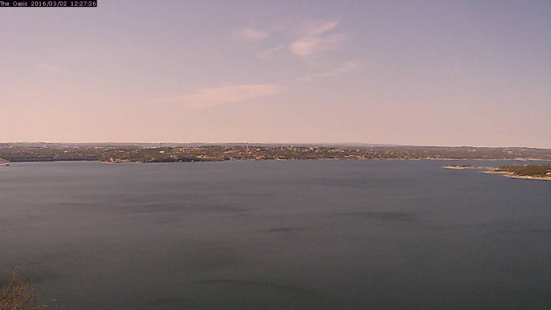 Lake Travis webcam, March 2, 2016 11:35 AM CT