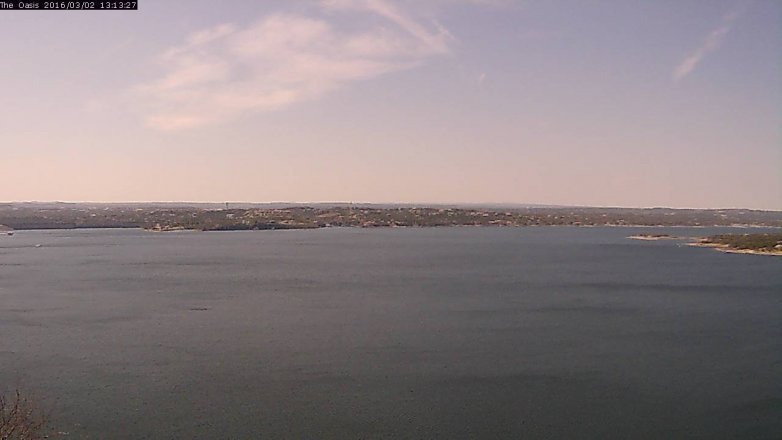 Lake Travis webcam, March 2, 2016 12:20 PM CT