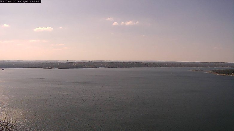 Lake Travis webcam, March 2, 2016 2:05 PM CT