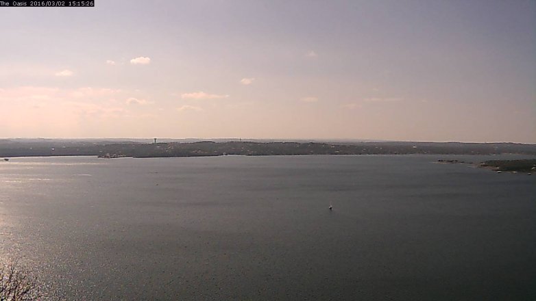 Lake Travis webcam, March 2, 2016 2:25 PM CT
