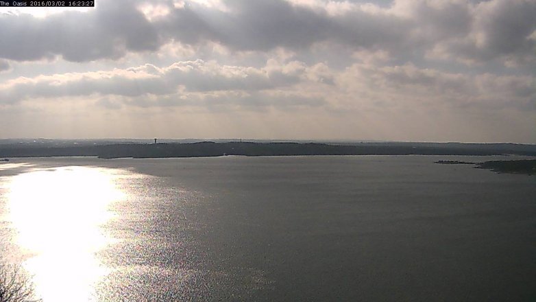 Lake Travis webcam, March 2, 2016 3:30 PM CT