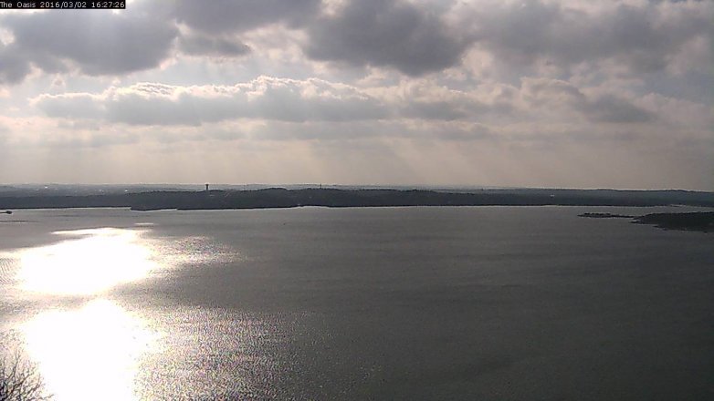 Lake Travis webcam, March 2, 2016 3:35 PM CT