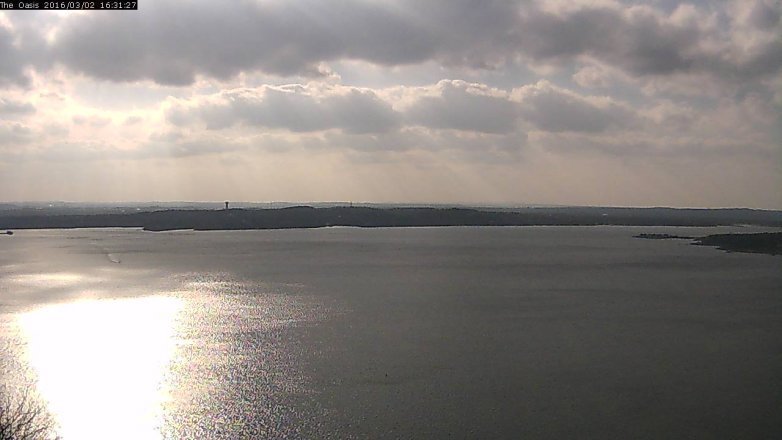 Lake Travis webcam, March 2, 2016 3:40 PM CT