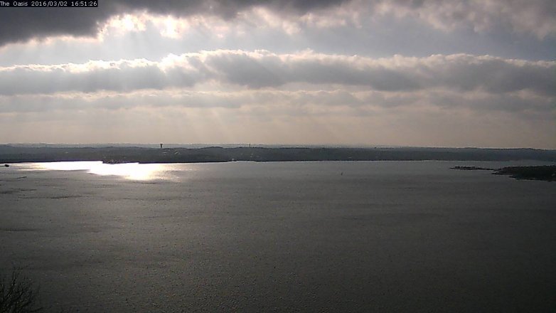 Lake Travis webcam, March 2, 2016 3:55 PM CT