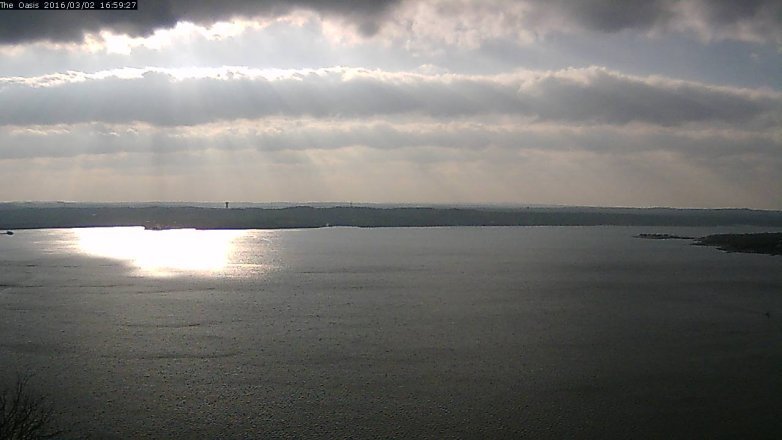 Lake Travis webcam, March 2, 2016 4:05 PM CT