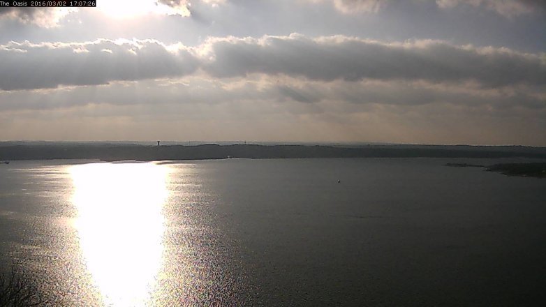 Lake Travis webcam, March 2, 2016 4:15 PM CT