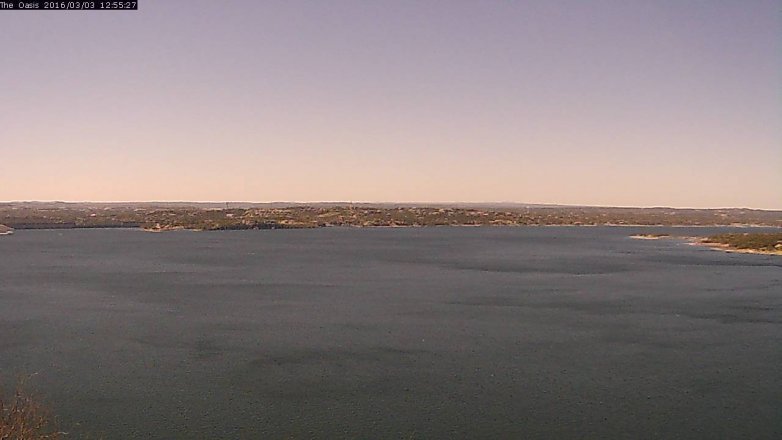 Lake Travis webcam, March 3, 2016 12:00 PM CT