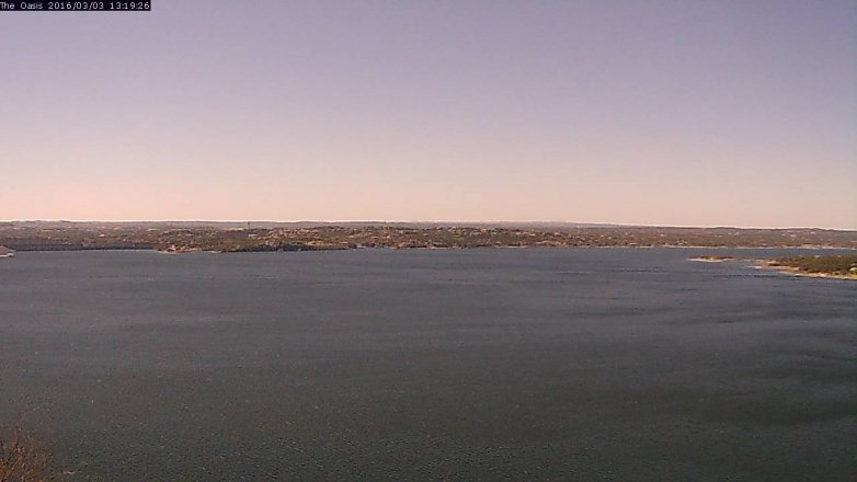 Lake Travis webcam, March 3, 2016 12:25 PM CT