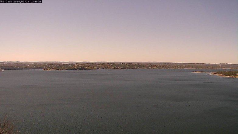 Lake Travis webcam, March 3, 2016 12:50 PM CT