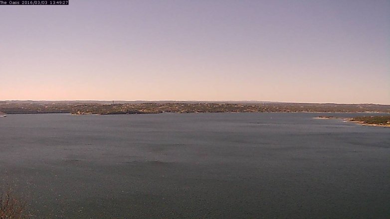 Lake Travis webcam, March 3, 2016 12:55 PM CT