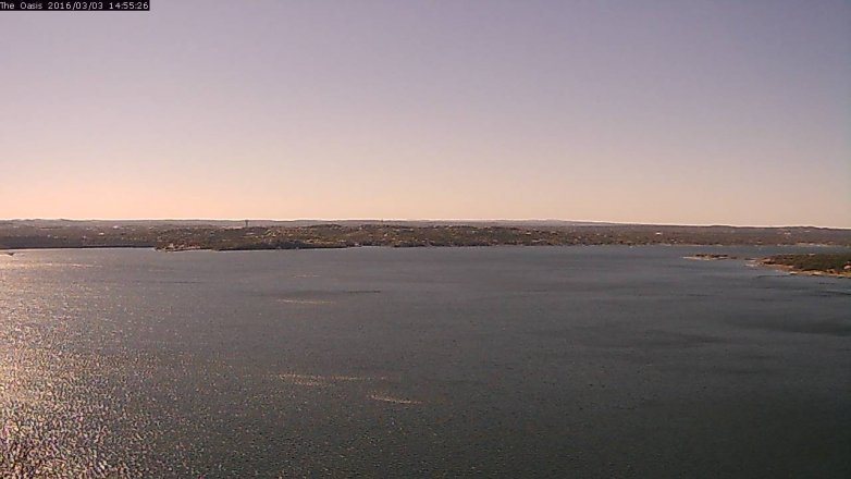 Lake Travis webcam, March 3, 2016 2:05 PM CT