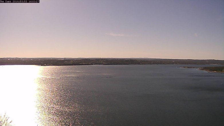 Lake Travis webcam, March 3, 2016 3:10 PM CT