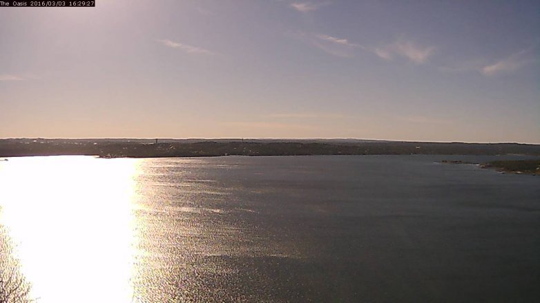 Lake Travis webcam, March 3, 2016 3:35 PM CT