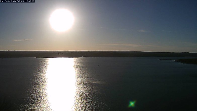 Lake Travis webcam, March 3, 2016 4:50 PM CT