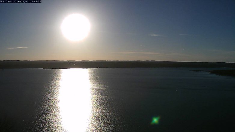 Lake Travis webcam, March 3, 2016 4:55 PM CT