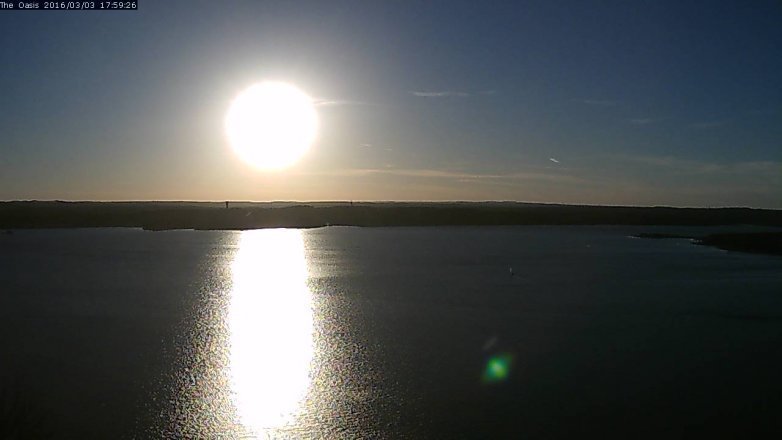 Lake Travis webcam, March 3, 2016 5:05 PM CT