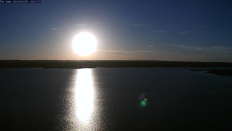 Lake Travis webcam, March 3, 2016 5:15 PM CT