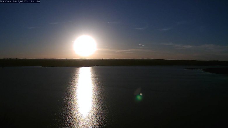 Lake Travis webcam, March 3, 2016 5:20 PM CT