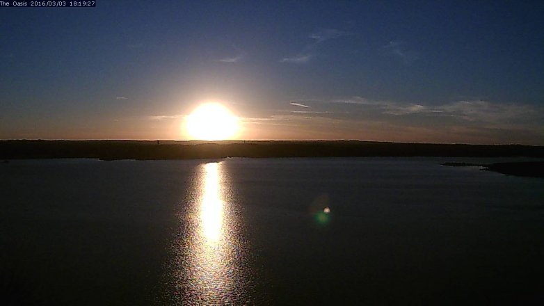 Lake Travis webcam, March 3, 2016 5:25 PM CT
