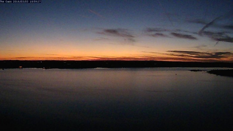 Lake Travis webcam, March 3, 2016 6:05 PM CT