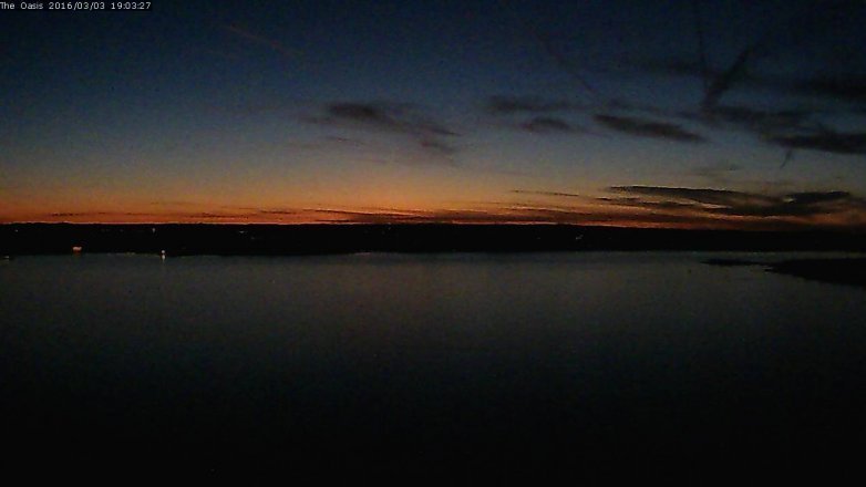 Lake Travis webcam, March 3, 2016 6:10 PM CT