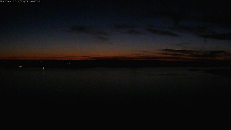 Lake Travis webcam, March 3, 2016 6:15 PM CT