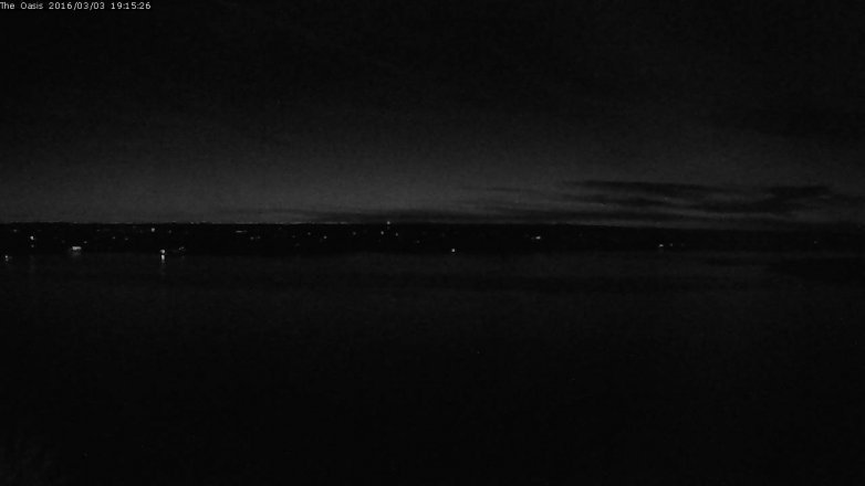 Lake Travis webcam, March 3, 2016 6:20 PM CT