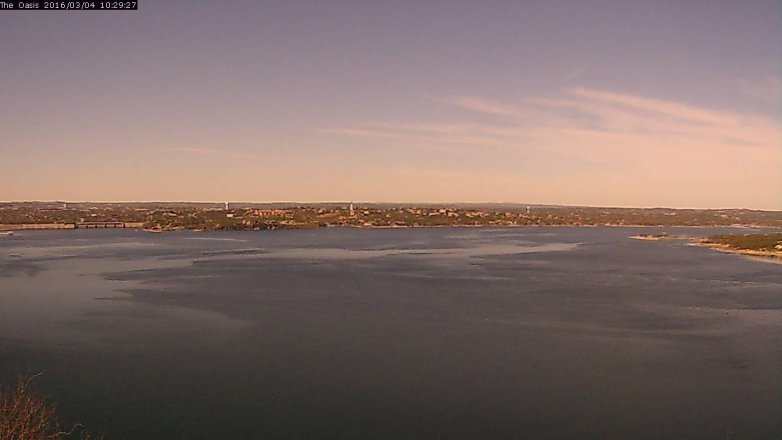 Lake Travis webcam, March 4, 2016 9:35 AM CT
