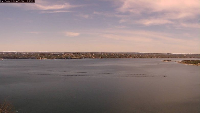 Lake Travis webcam, March 4, 2016 11:30 AM CT