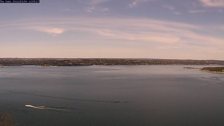 Lake Travis webcam, March 4, 2016 12:00 PM CT