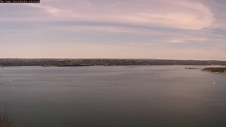 Lake Travis webcam, March 4, 2016 12:50 PM CT