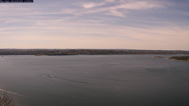 Lake Travis webcam, March 4, 2016 2:05 PM CT