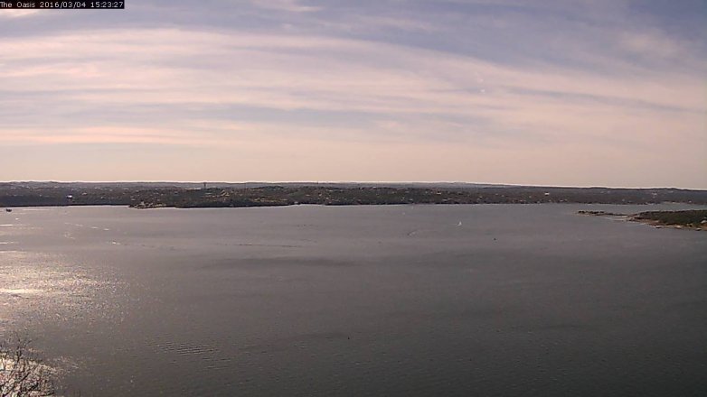 Lake Travis webcam, March 4, 2016 2:30 PM CT