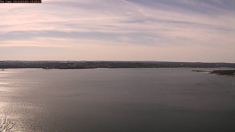 Lake Travis webcam, March 4, 2016 2:40 PM CT