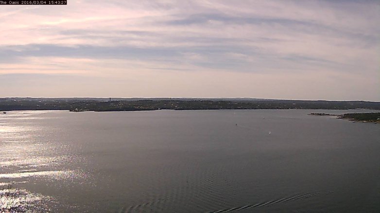 Lake Travis webcam, March 4, 2016 2:50 PM CT