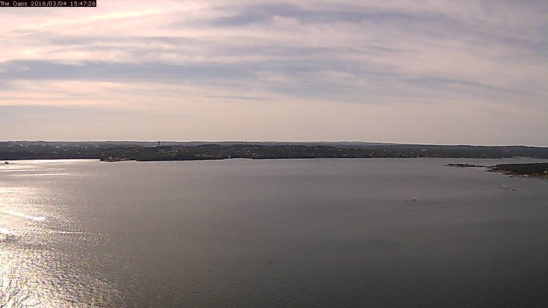 Lake Travis webcam, March 4, 2016 2:55 PM CT