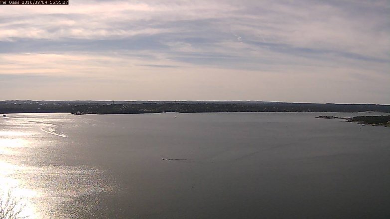 Lake Travis webcam, March 4, 2016 3:00 PM CT