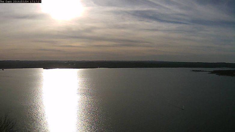 Lake Travis webcam, March 4, 2016 4:25 PM CT