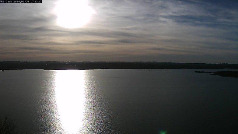 Lake Travis webcam, March 4, 2016 4:40 PM CT