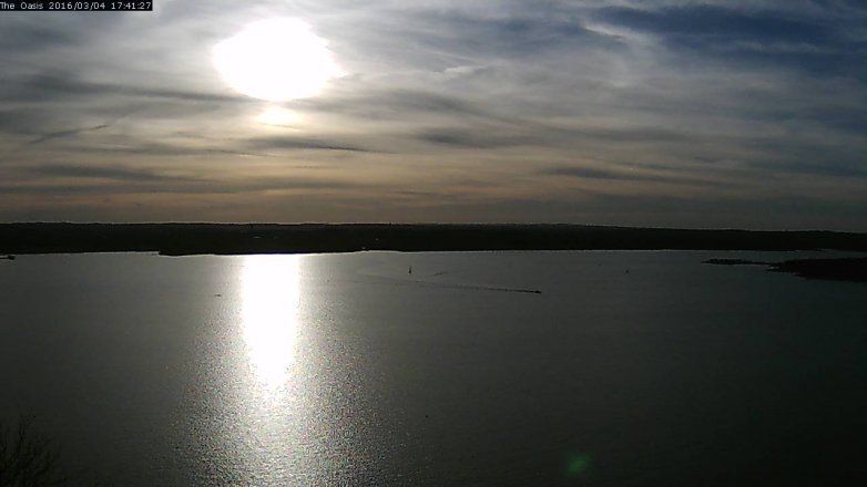 Lake Travis webcam, March 4, 2016 4:50 PM CT