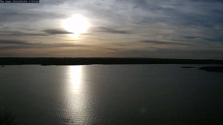 Lake Travis webcam, March 4, 2016 5:00 PM CT