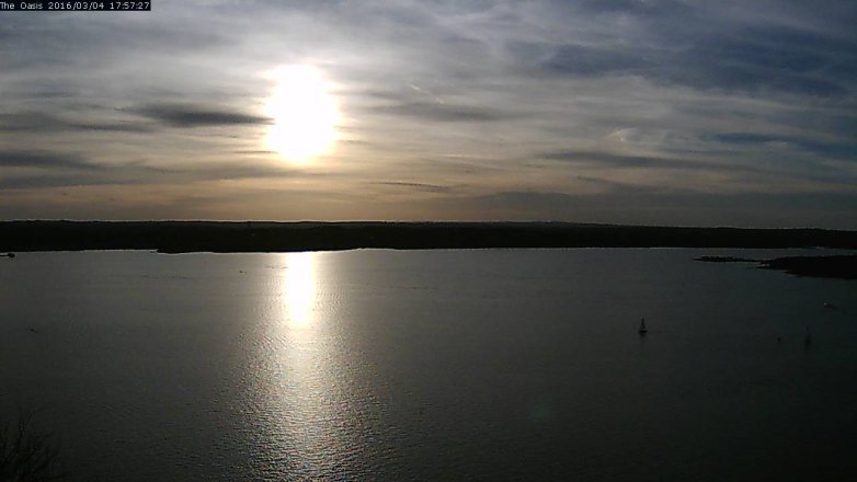 Lake Travis webcam, March 4, 2016 5:05 PM CT