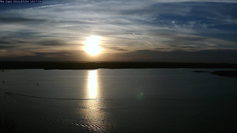 Lake Travis webcam, March 4, 2016 5:25 PM CT
