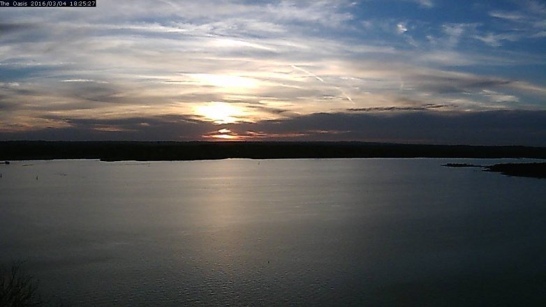 Lake Travis webcam, March 4, 2016 5:30 PM CT